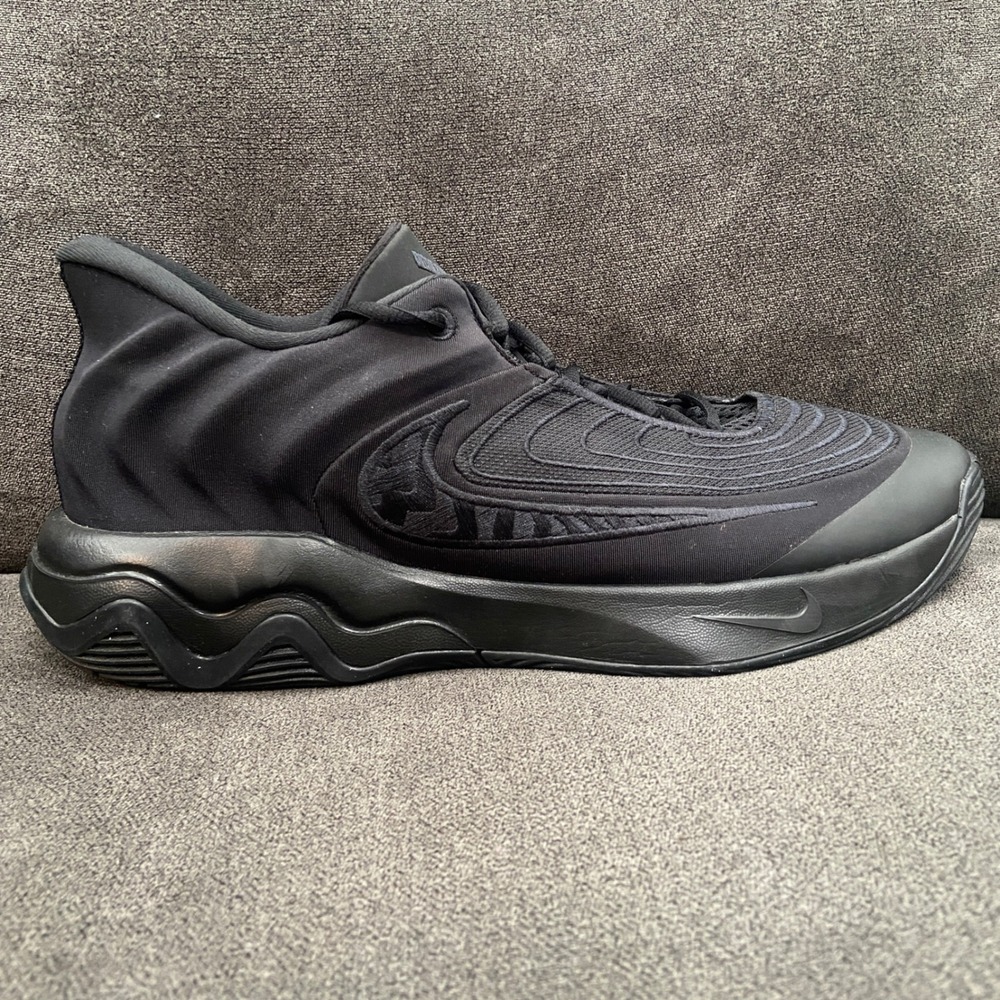 Nike Giannis Immortality 4 Mens 13 Triple Black Basketball Athletic‎ FQ3680-003